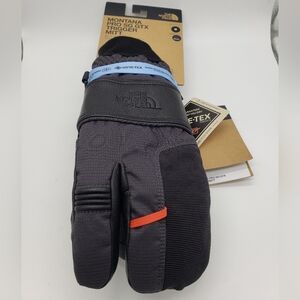 $130 The North Face Montana Pro SG GTX Gore-Tex Mitt Glove Black